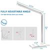 Image 3 : PAIR OF MULTIFUNCTIONAL LED DESK LAMPS WITH ADJUSTABLE ANGLE & POWER CORD