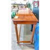 Image 2 : WOOD SOFA TABLE WITH HIGH-GLOSS FINISH 52"W X 16"D X 27"T