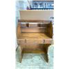 Image 2 : WOOD ROLL TOP WRITING DESK 42"T X 32"W X 17"D