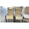 Image 1 : 2 DESTINATION SUMMER OUTDOOR OVERSIZE SLING CHAIRS WITH WEATHER-RESISTANT FABRIC