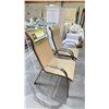Image 2 : 2 DESTINATION SUMMER OUTDOOR OVERSIZE SLING CHAIRS WITH WEATHER-RESISTANT FABRIC