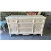 Image 2 : LEXINGTON TABLE WITH LEAF, 8 CHAIRS & SIDEBOARD 59"L X 17"D X 34"T