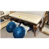 Image 2 : PADDED BENCH 47" X 17" X 19" WITH ASSORTED CUSHIONS