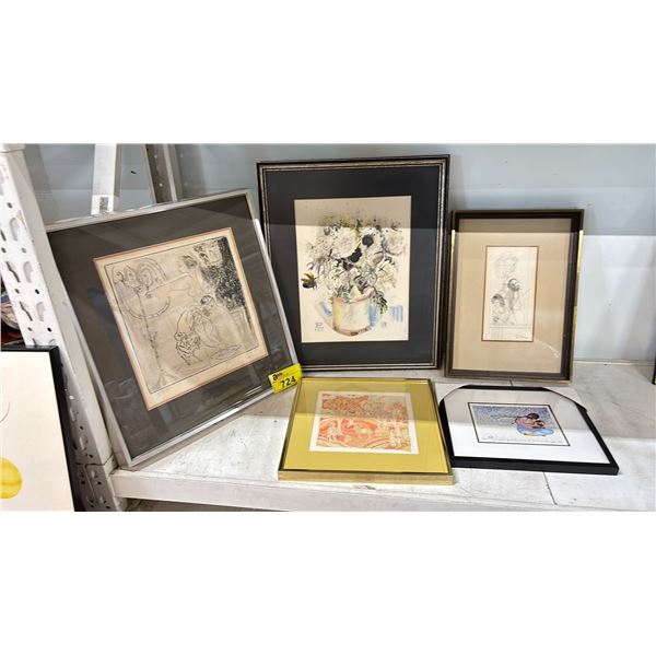 ASSORTED FRAMED ARTWORK