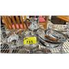 Image 3 : SHELF OF ASSORTED SILVER PLATED DISHWARE