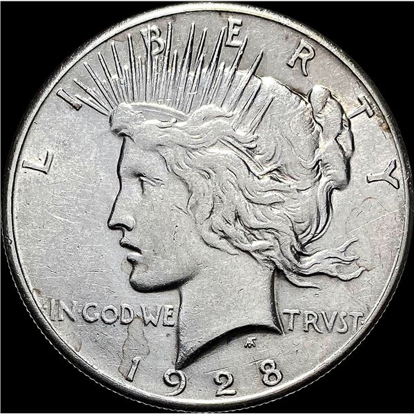 1928 Silver Peace Dollar CHOICE AU
