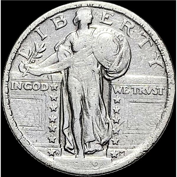 1919-D Standing Liberty Quarter NEARLY UNCIRCULATED