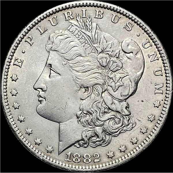 1882-O/S Silver Morgan Dollar CLOSELY UNC