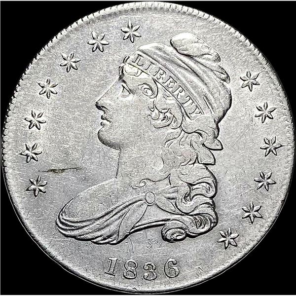 1836 Capped Bust Half Dollar CLOSELY UNCIRCULATED