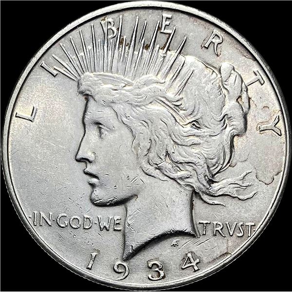 1934-D Silver Peace Dollar CLOSELY UNCIRCULATED