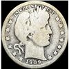 Image 1 : 1909-O Silver Barber Quarter NICELY CIRCULATED