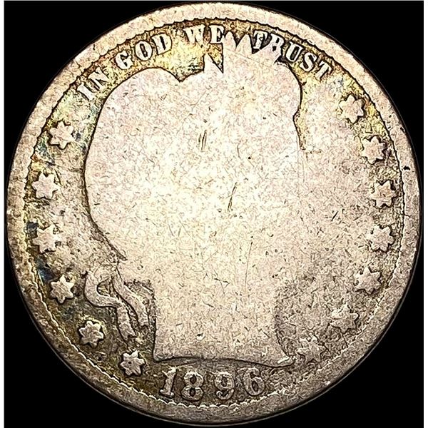 1896-S Barber Quarter NICELY CIRCULATED