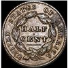 Image 2 : 1828 Copper Half Cent CLOSELY UNCIRCULATED