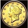Image 1 : 1853 Gold $1 Liberty Head Type 1 UNCIRCULATED