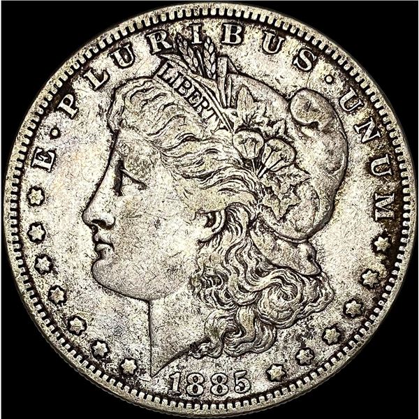 1885-S Silver Morgan Dollar LIGHTLY CIRCULATED