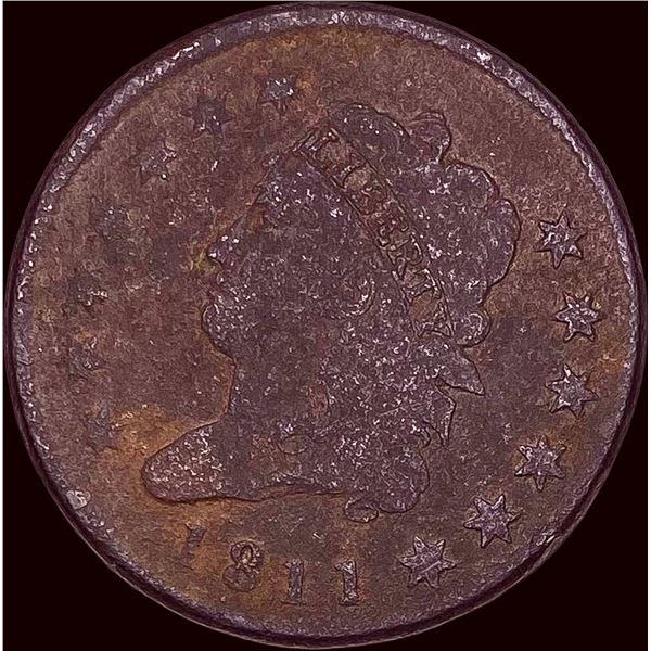 1811 Classic Head Large Cent NICELY CIRCULATED