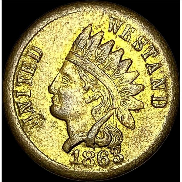 1863 Civil War Token Broas Pie NY CHOICE AU