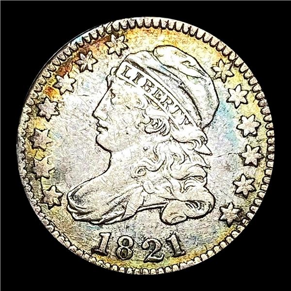 1821 Capped Bust Dime CLOSELY UNC