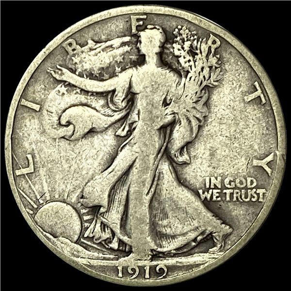 1919 Walking Liberty Half Dollar NICELY CIRCULATED