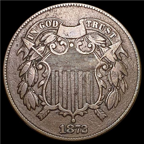 1872 Two-Cent Piece NEARLY UNCIRCULATED NEARLY UNCIRCULATED