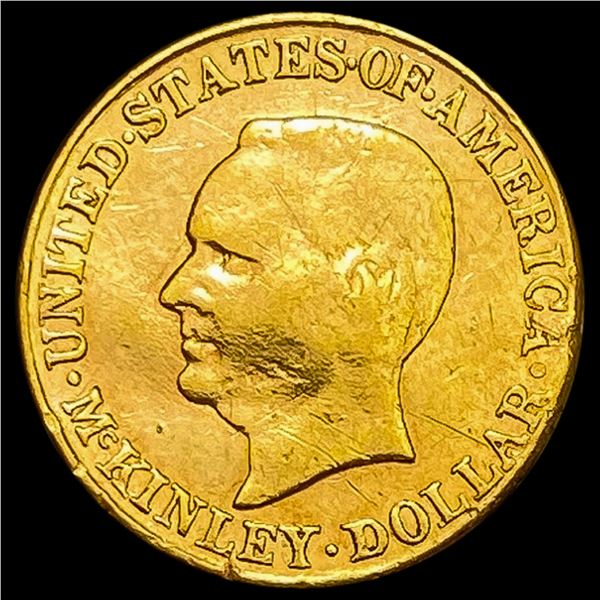 1916 McKinley Birthplace Memorial Dollar NICELY CI NICELY CIRCULATED