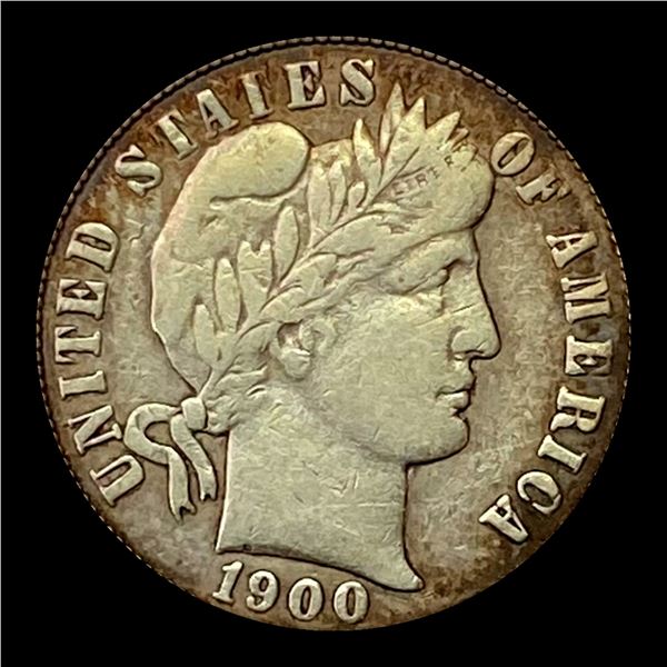 1900-0 Barber Dime LIGHTLY CIRCULATED