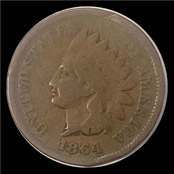 1864-L Indian Head Cent LIGHTLY CIRCULATED