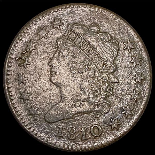 1810 Classic Head Large Cent NEARLY UNCIRCULATED NEARLY UNCIRCULATED