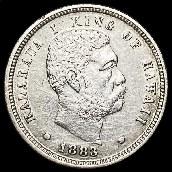 1883 Kingdom of Hawaii Dime CLOSELY UNCIRCULATED