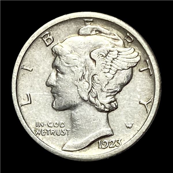 1923-S Mercury Dime CLOSELY UNCIRCULATED