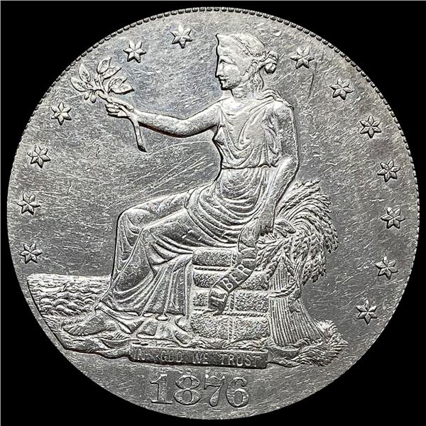1876-S Silver Trade Dollar CLOSELY UNCIRCULATED