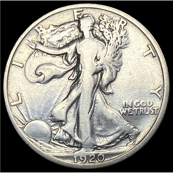 1920-D Walking Liberty Half Dollar NICELY CIRCULATED