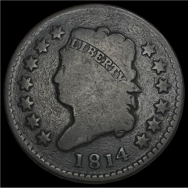 1814 Classic Head Large Cent NICELY CIRCULATED