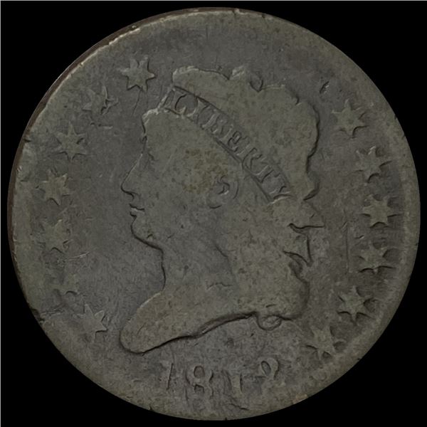 1812 Classic Head Large Cent LIGHTLY CIRCULATED