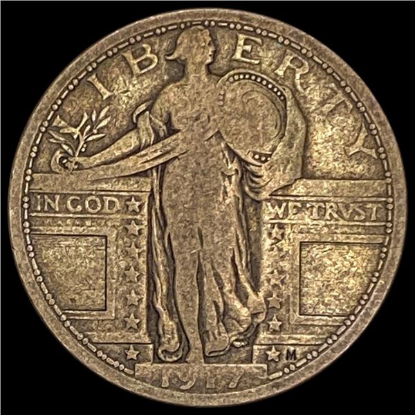 1917 Standing Liberty Quarter NICELY CIRCULATED NICELY CIRCULATED