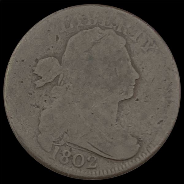 1802 Draped Bust Large Cent NICELY CIRCULATED