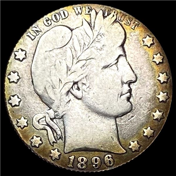 1896-O Barber Quarter LIGHTLY CIRCULATED