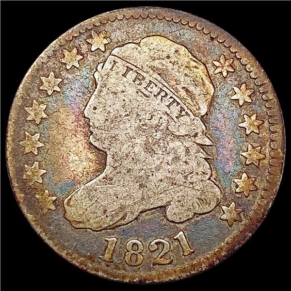 1821 Capped Bust Dime NICELY CIRCULATED
