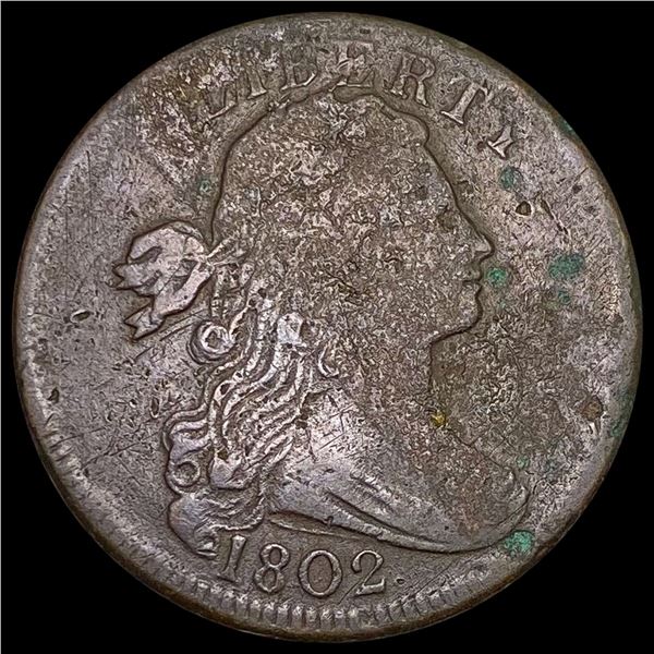 1802 Draped Bust Large Cent NICELY CIRCULATED NICELY CIRCULATED