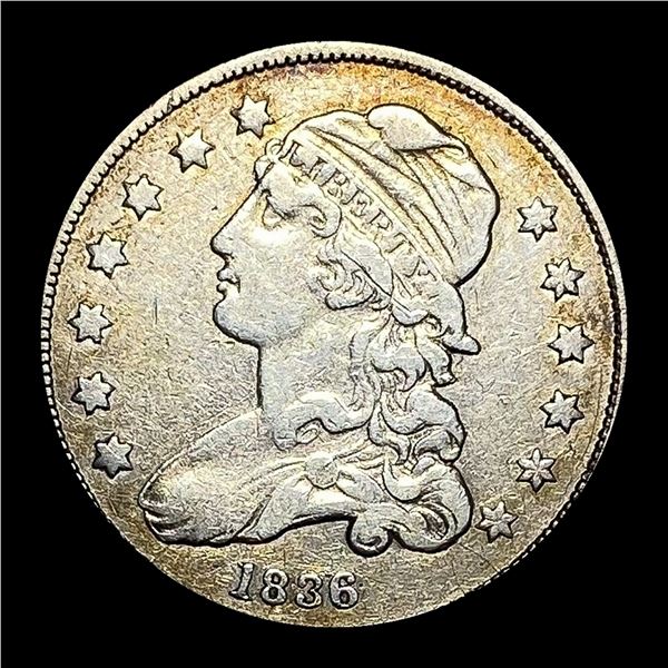 1836 Capped Bust Quarter LIGHTLY CIRCULATED