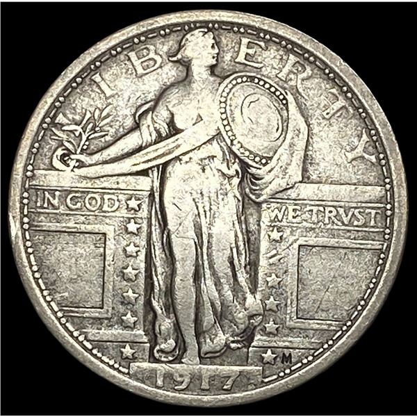 1917 Standing Liberty Quarter LIGHTLY CIRCULATED