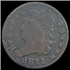 Image 1 : 1811 Classic Head Half Cent NICELY CIRCULATED NICELY CIRCULATED