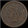 Image 1 : 1850 Braided Hair Large Cent CLOSELY UNCIRCULATED