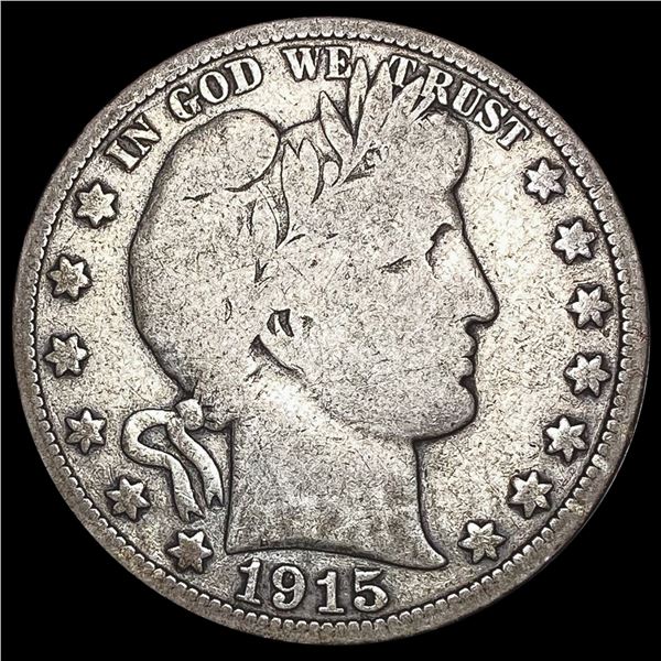1915 Barber Half Dollar NICELY CIRCULATED