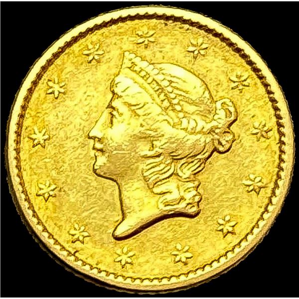 1850 Rare Gold Dollar ABOUT UNCIRCULATED