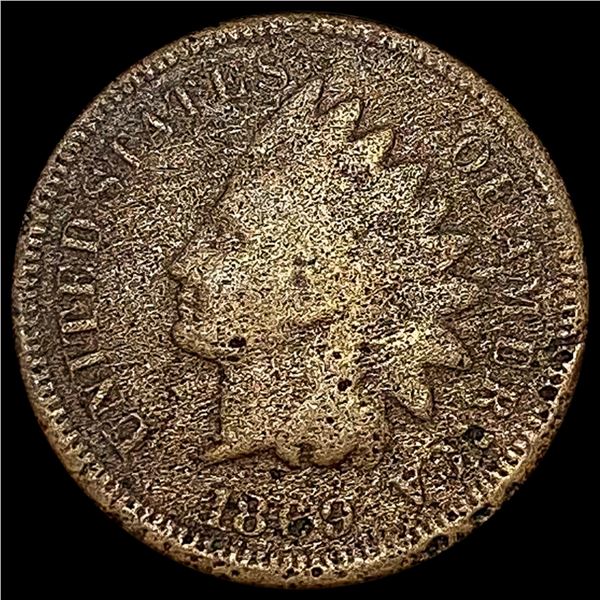 1869 Indian Head Cent NICELY CIRCULATED