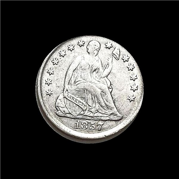 1857 Seated Liberty Half Dime CLOSELY UNCIRCULATED