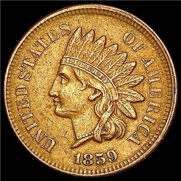 1859 Indian Head Cent CHOICE AU