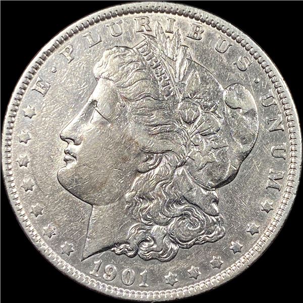 1901 Silver Morgan Dollar CLOSELY UNCIRCULATED