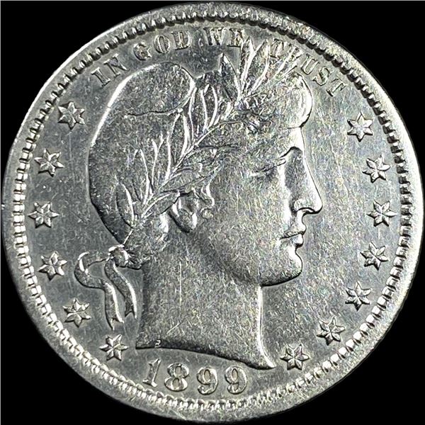 1899-O Silver Barber Quarter HIGH GRADE